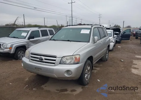 2006 Toyota Highlander V6 из США, поврежденный, VIN JTEDP21A560104181